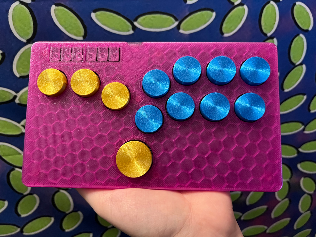 Kolbe Customs Flatbox Leverless Controller 2 Thumb and USB Passthrough (remix of jfdor2's Flatbox)