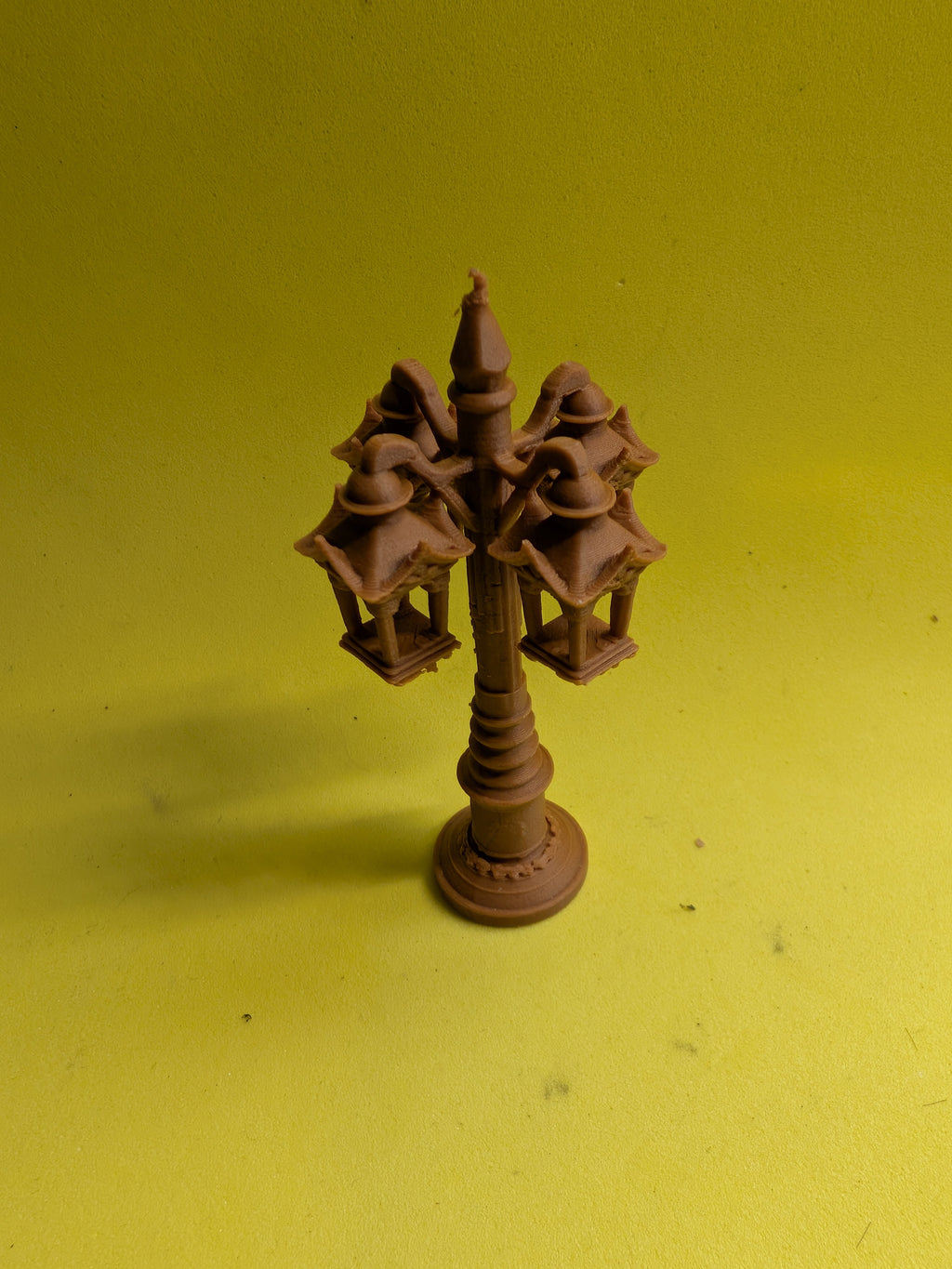 old Miniatur street lamp