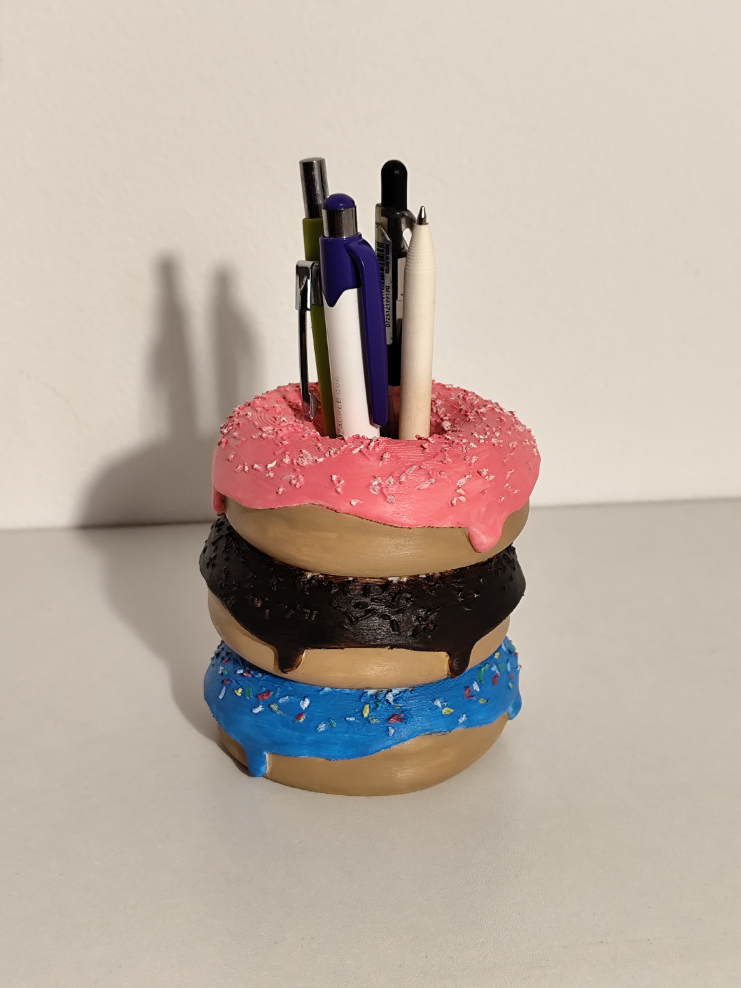 Stacked Donuts Pen/Pencil Holder