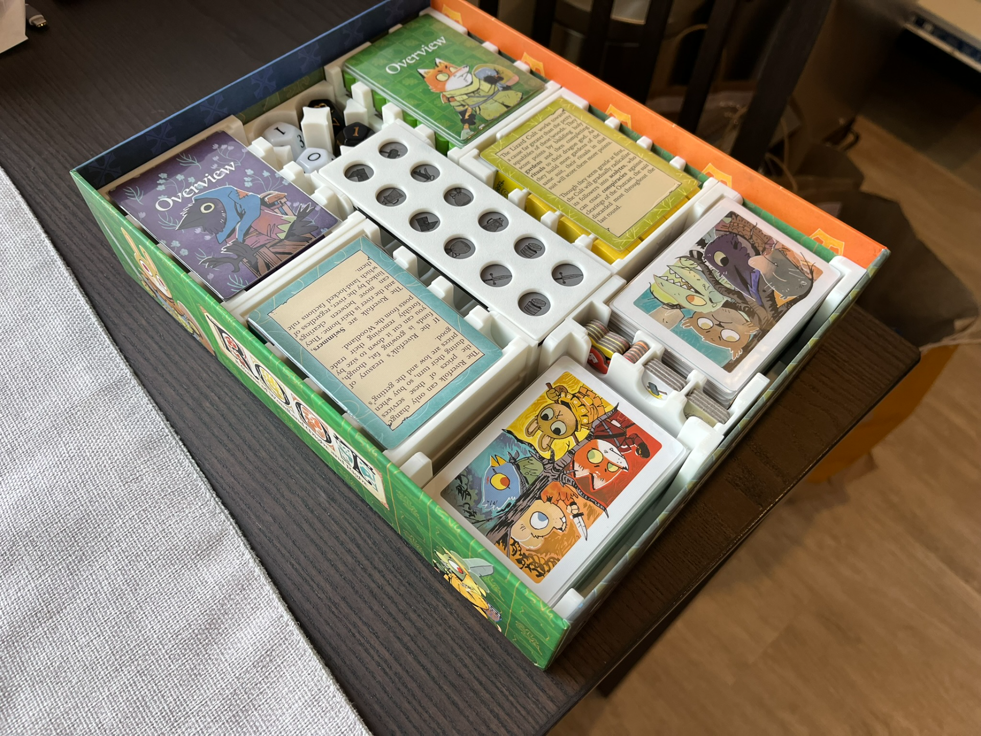Root Organizer with Faction Meeple Engravings