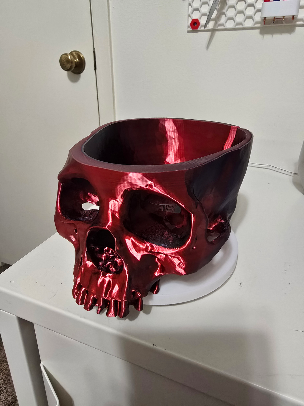 Skull yarn bowl