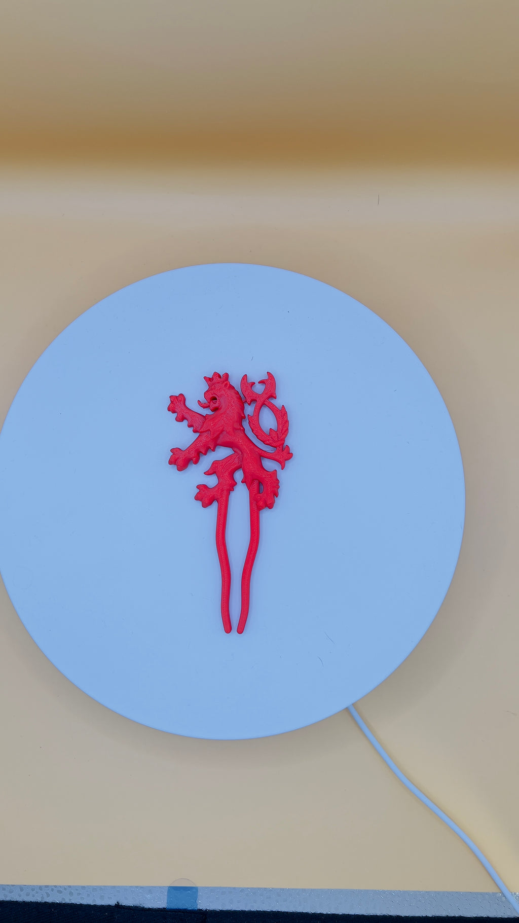 Czech Lion Hairpin (3 leg lengths)