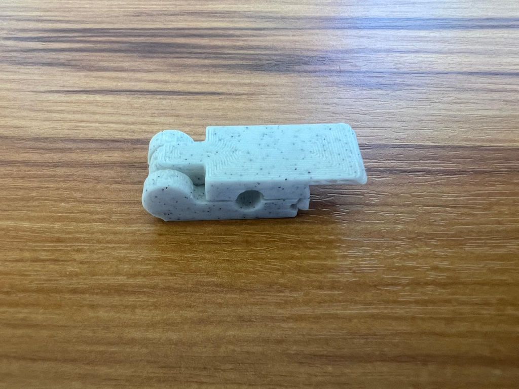 Print in place cable clip