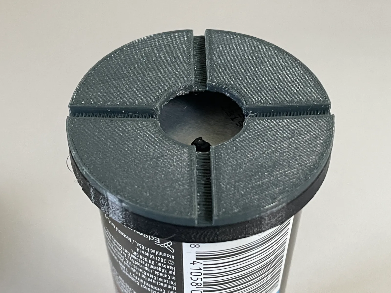 Shaving Gel / Can Bottom Cover (No Rust Stains)