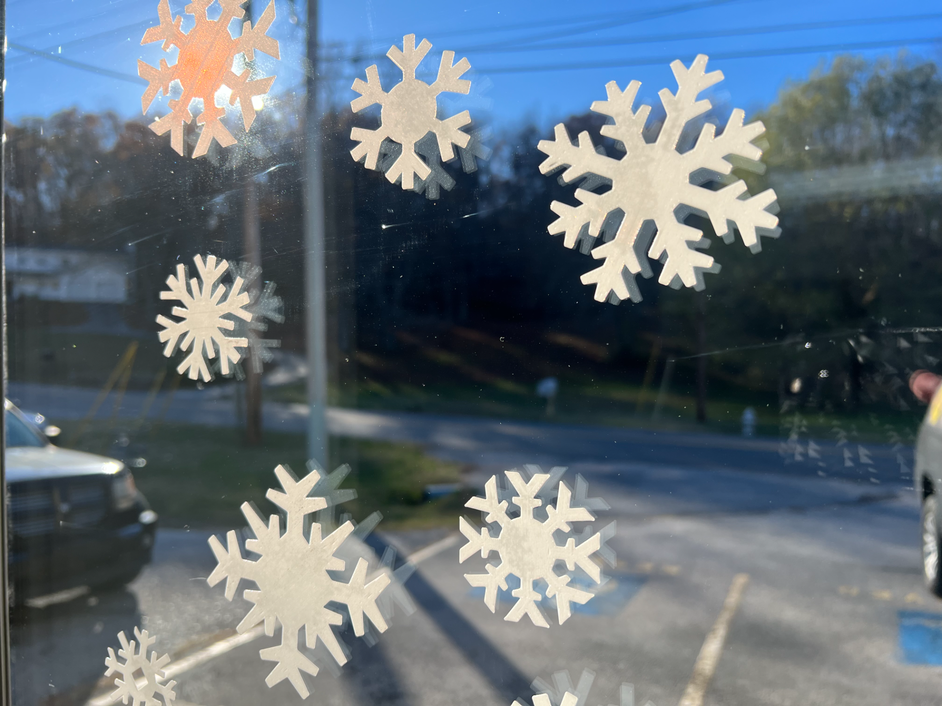 Snowflake Window Sticker