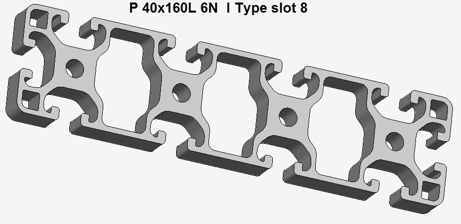 Aluminium Extrusion Profiles, 55 Typs STL files