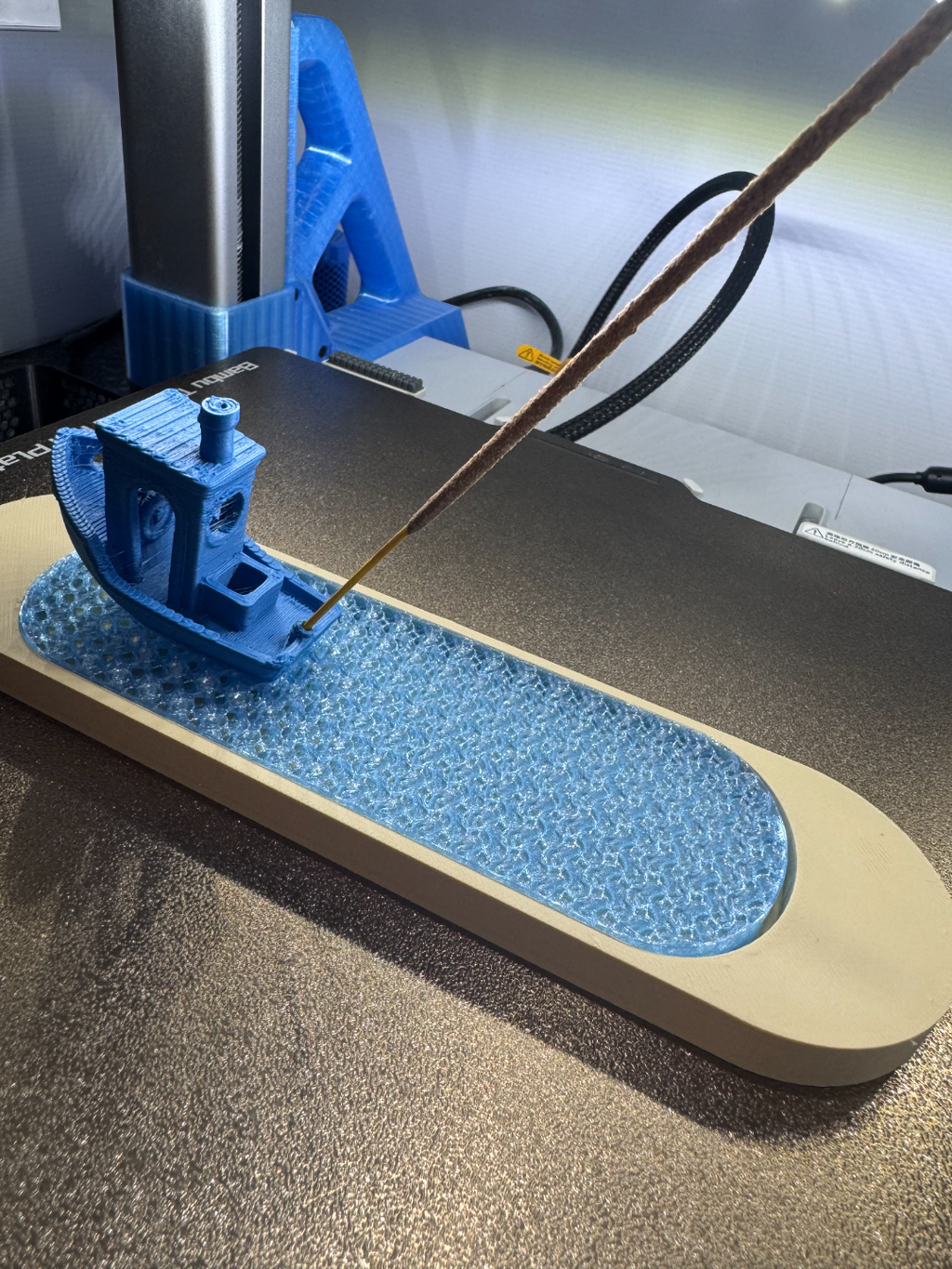 A simple Benchy Incense Holder