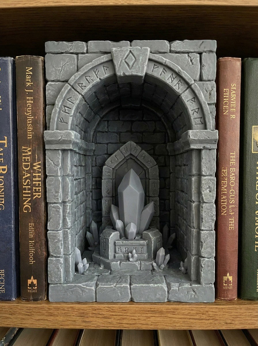 Crystal Corridor Diorama / Book Nook