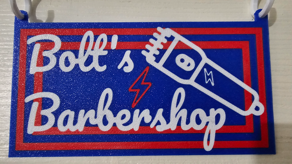 Personalized Barbershop Sign