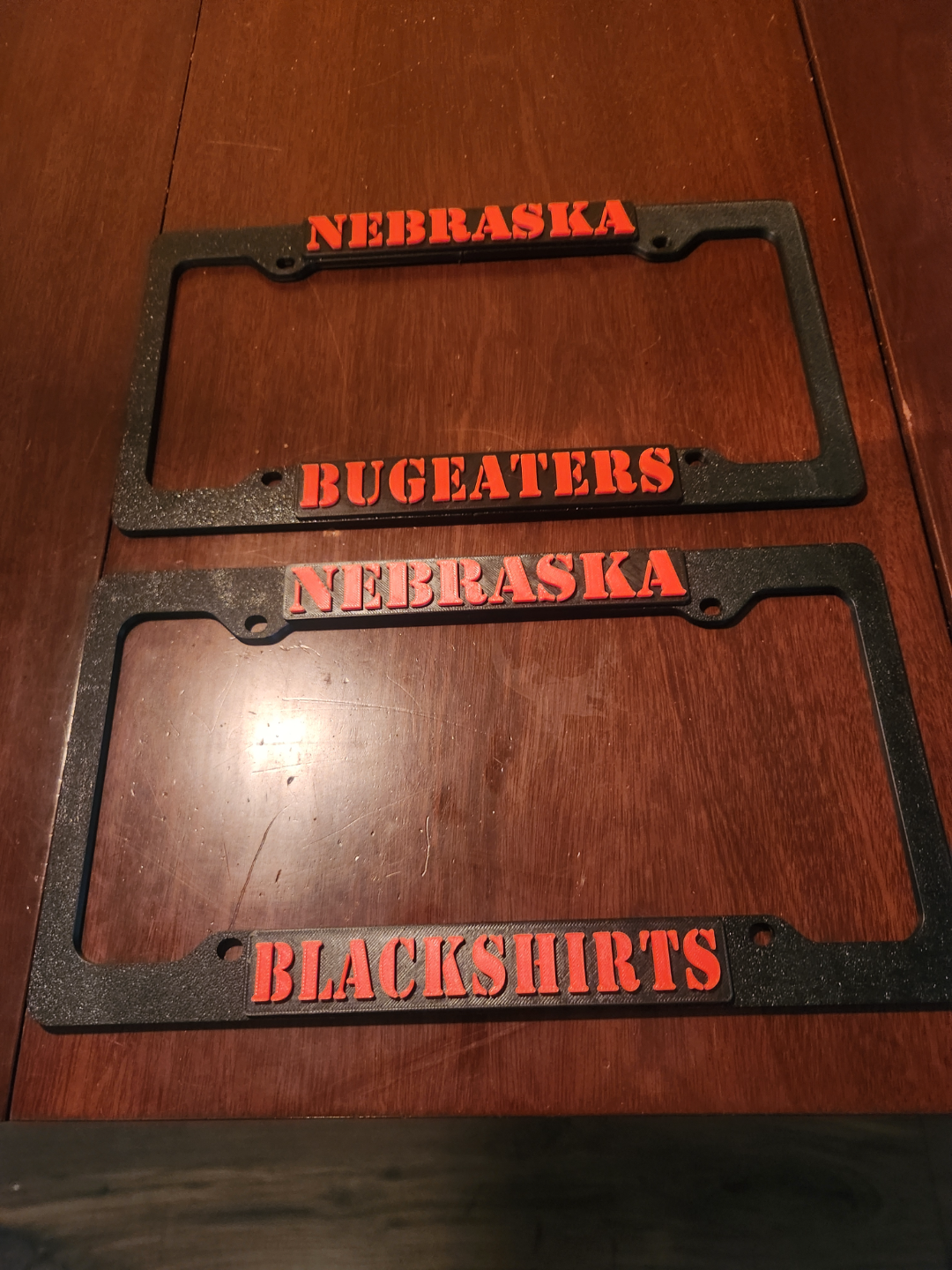 Customizable License Plate Frame (12" American)
