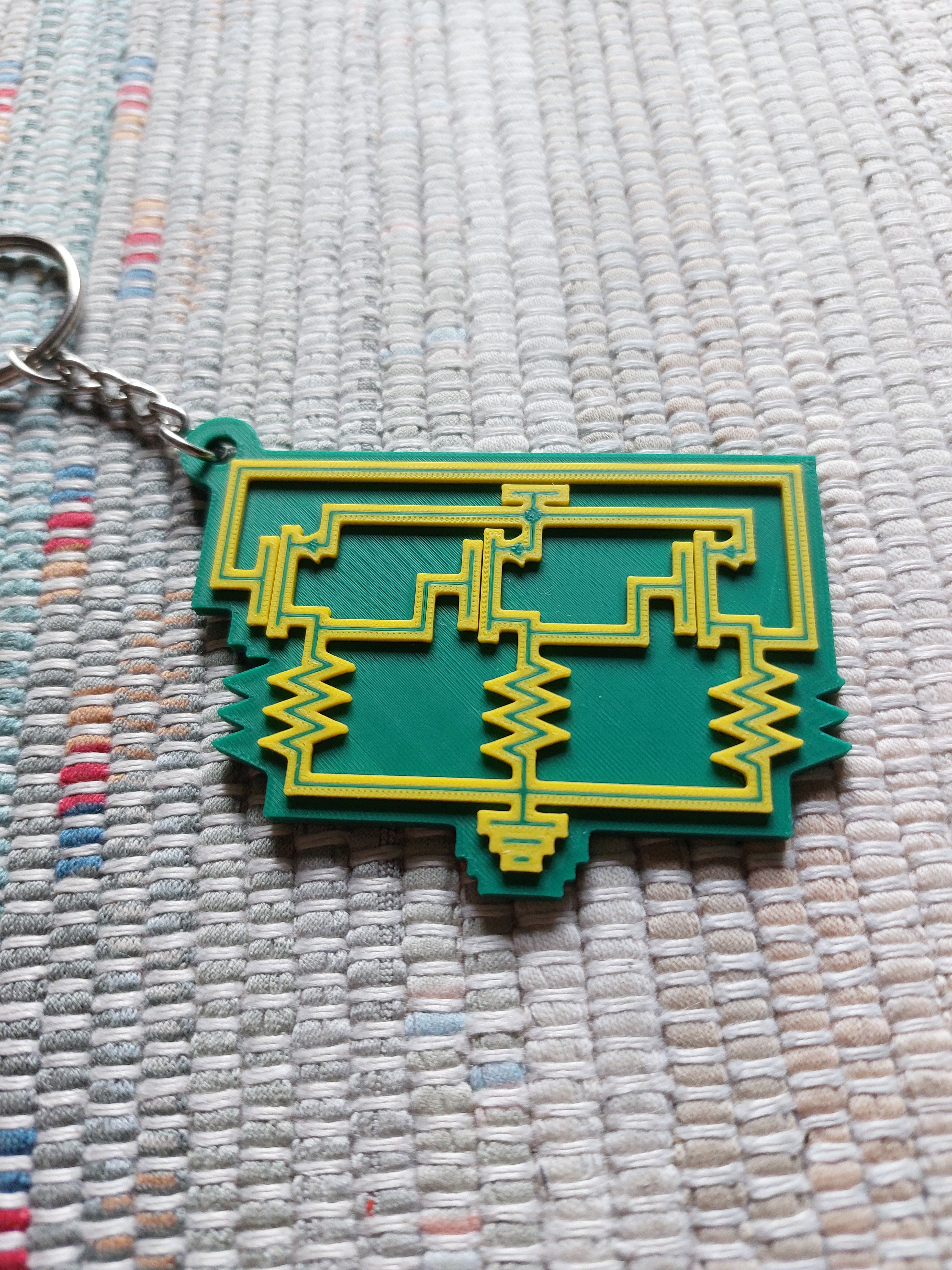 Ring Oscillator Keychain