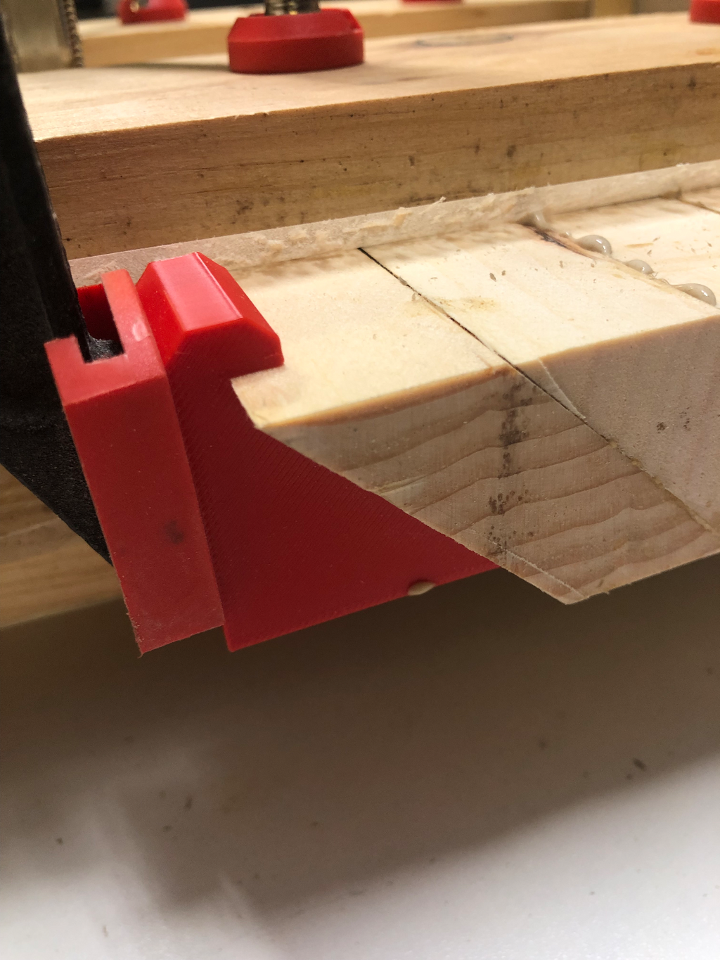 45° Angle Clamp with 1/4" Edge