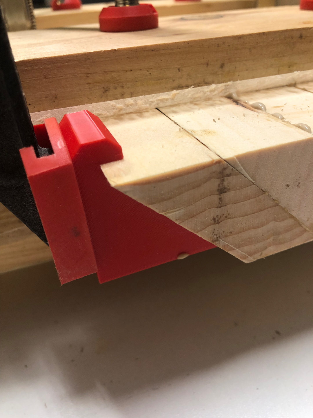 45° Angle Clamp with 1/4" Edge