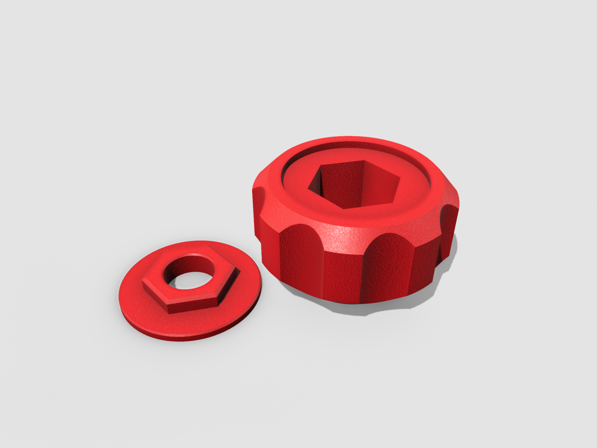 Knob for hex nuts DIN 934 all sizes M3,M4,M5,M6,M7,M8,M10,M12,M14
