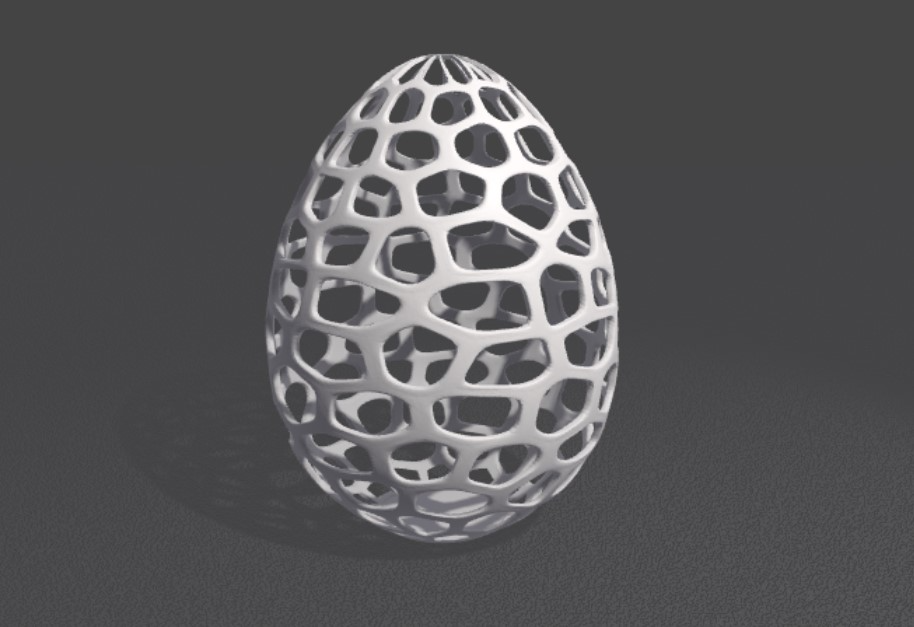 Voronoi Easter Egg