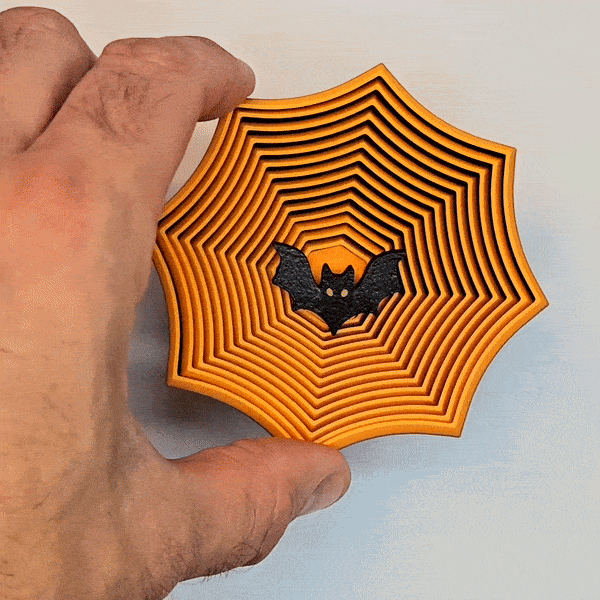 Fidget Spiderweb Twist with 4 pins