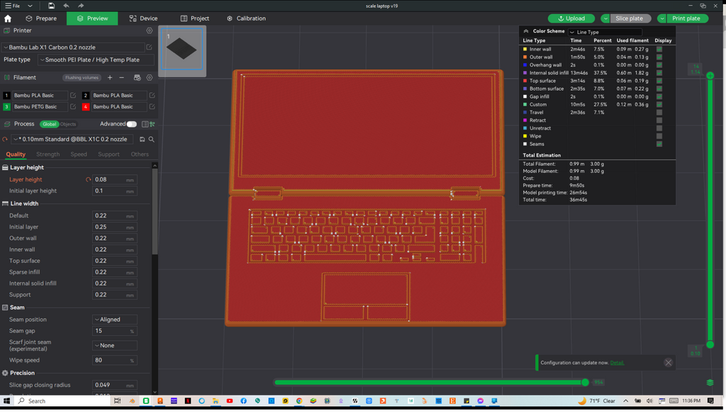 Laptop 1\10 scale