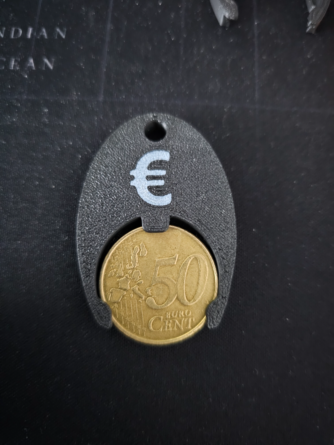 Euro coin holder strong hold
