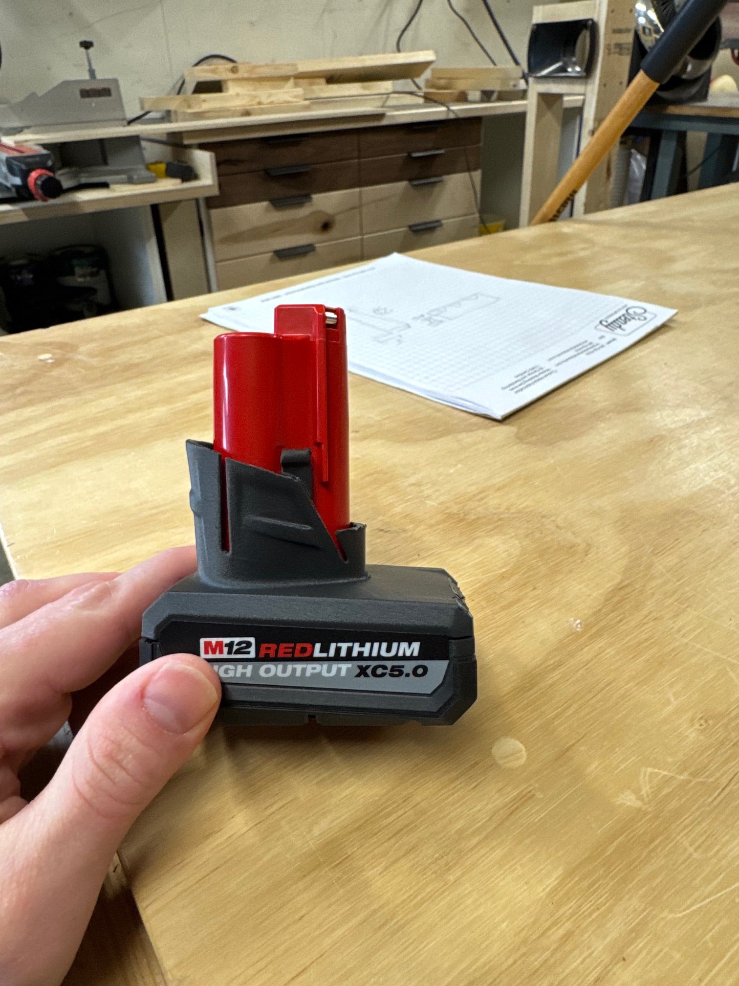 Milwaukee M12 XC5.0 Battery Case Replacement