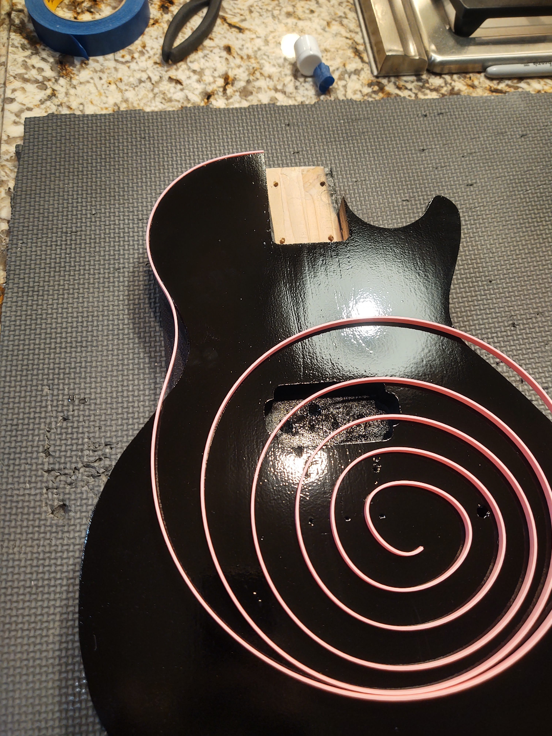 Guitar Binding 1.5mm thick. 6mm tall
