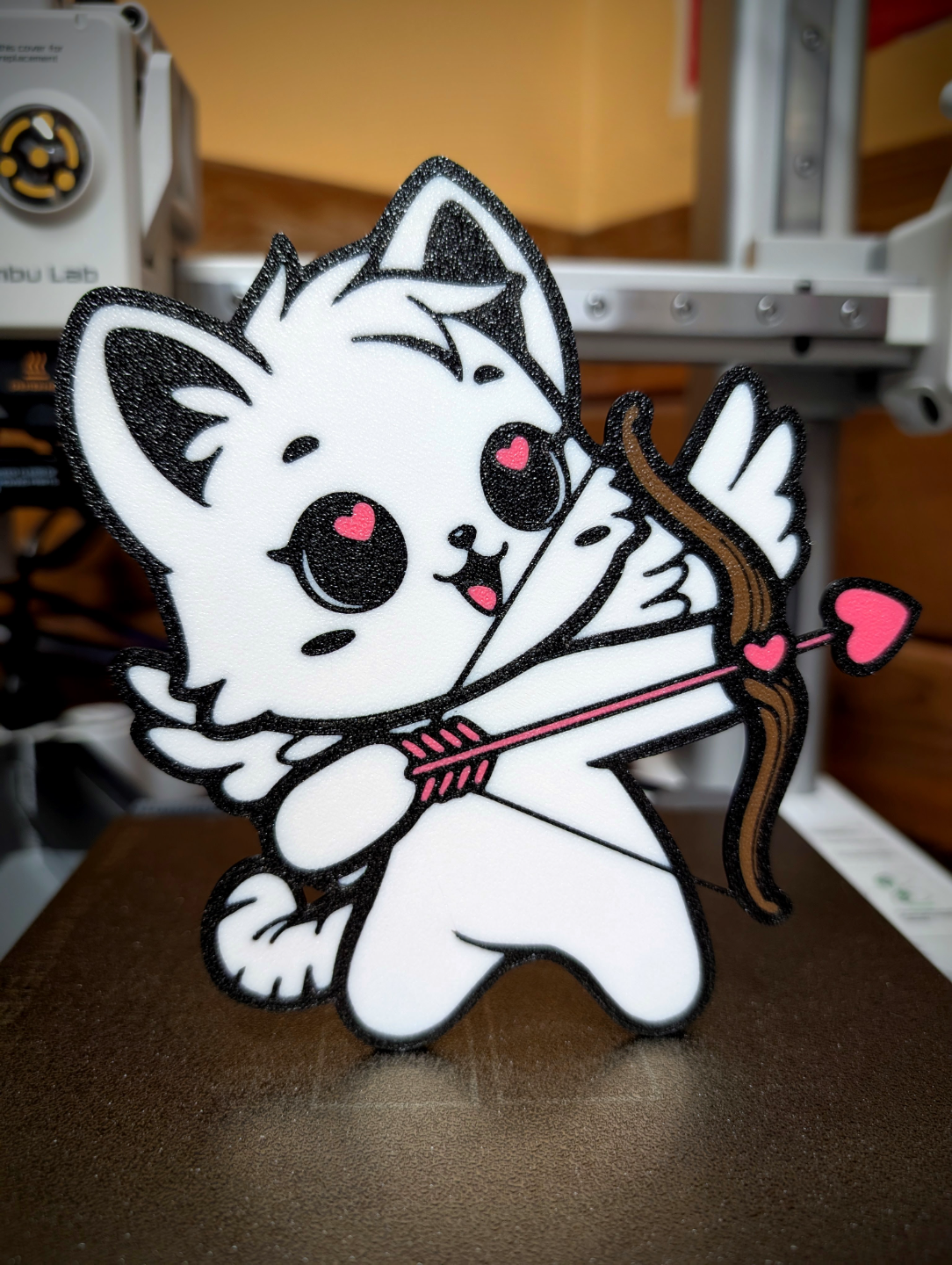 Cupid Cat Valentines Day Decoration