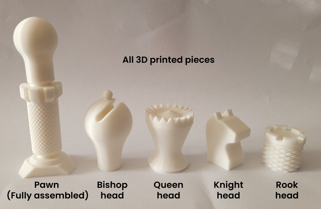 Modular Chess Pieces
