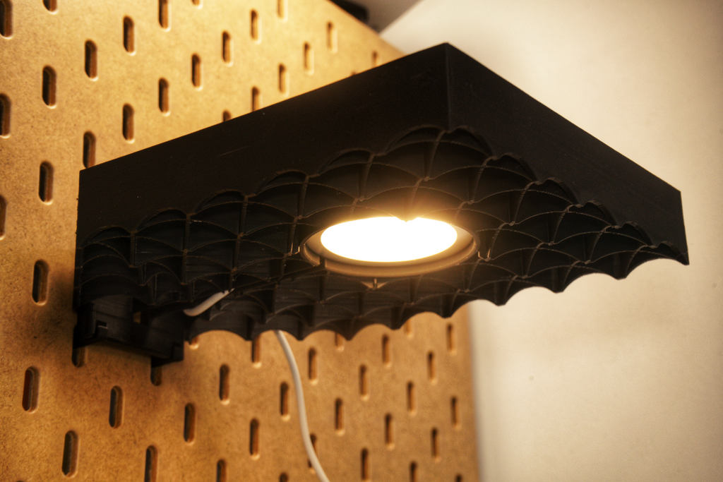 StarshipGridLamps in SKADIS_用于宜家斯考迪斯宜家星舰格栅灯_火箭灯
