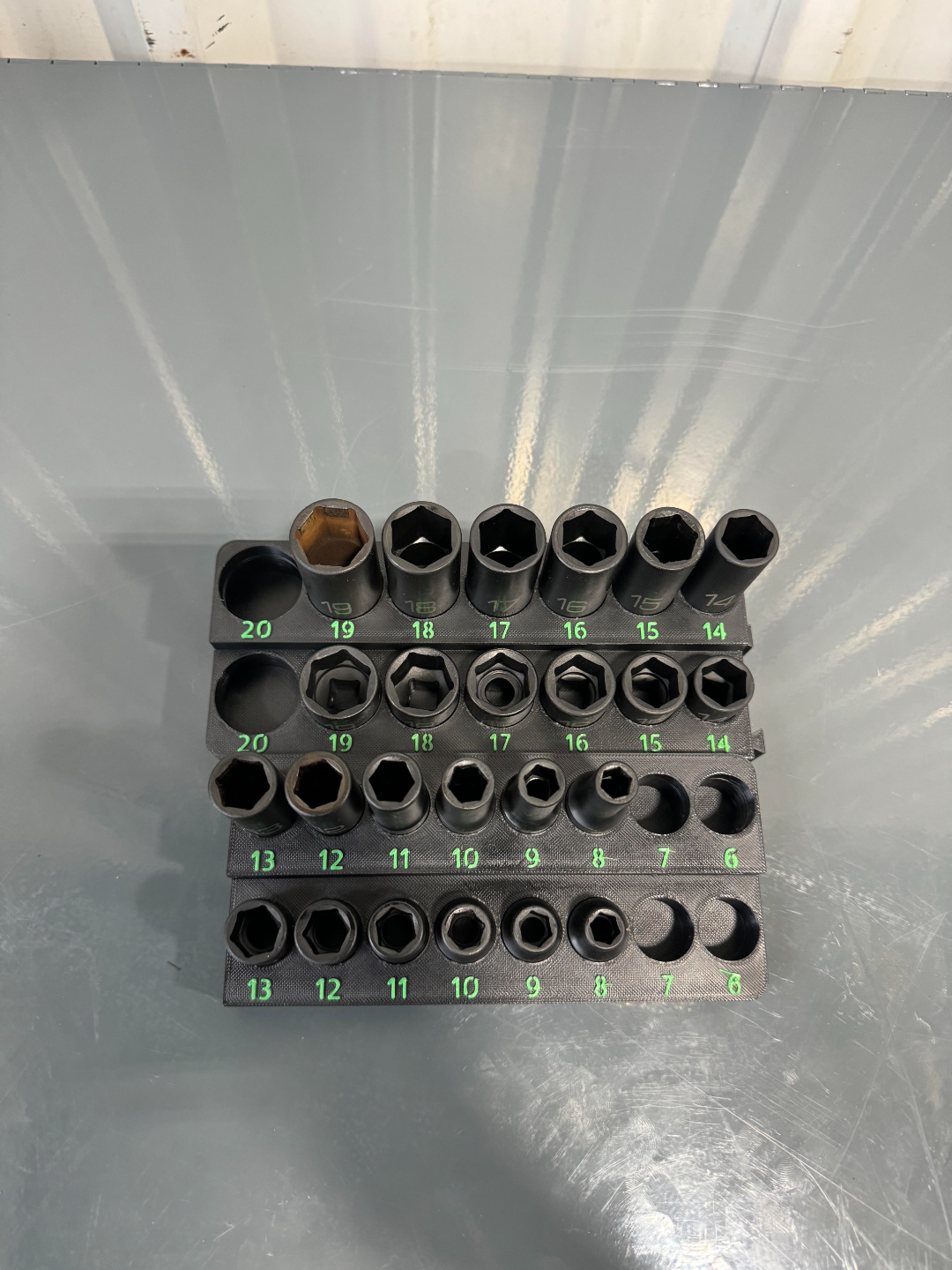 3/8 Deep & Shallow Socket Tray