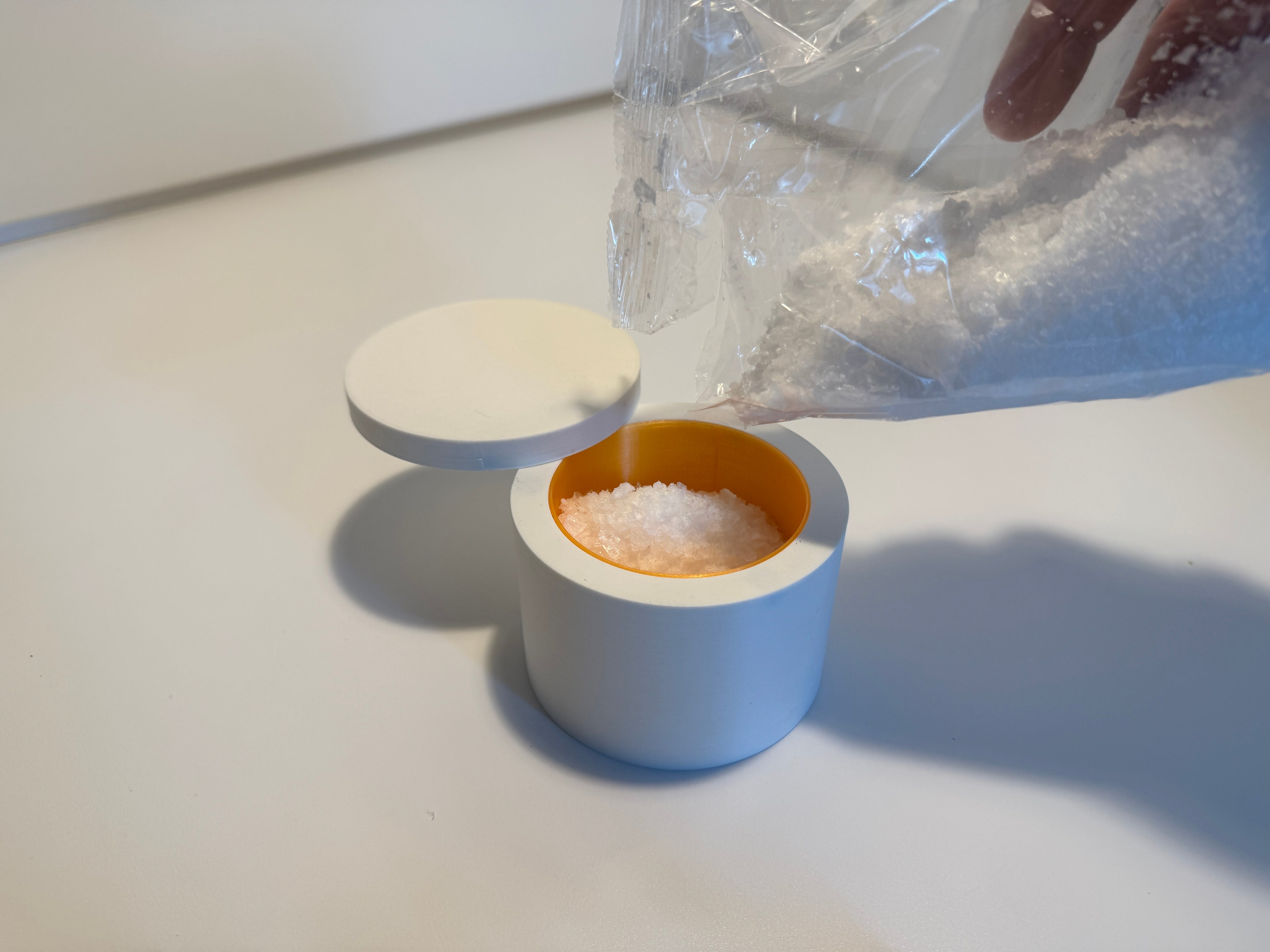 Swivel Lid Storage Jar with Removable Inner Cup