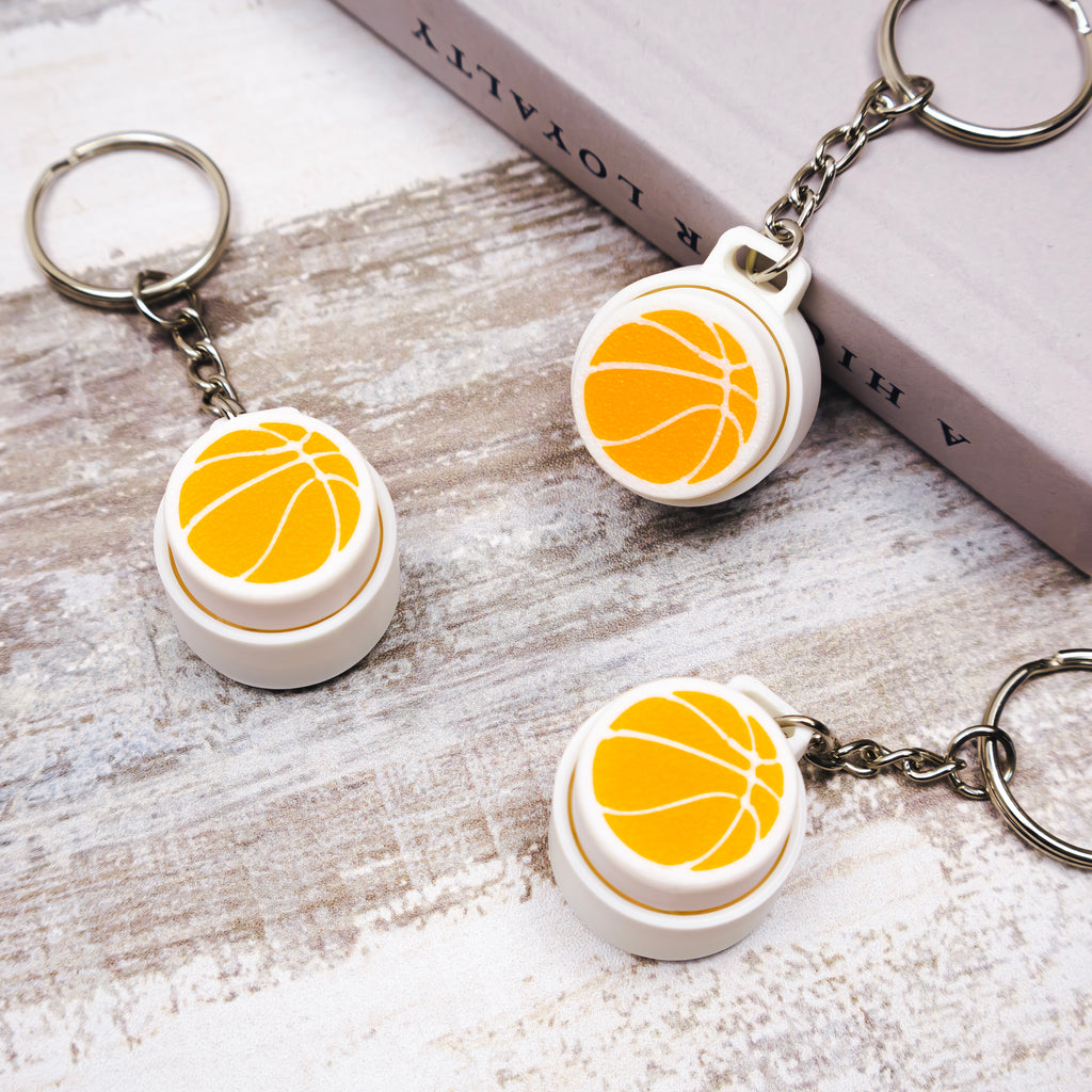 Basketball Clicky Fidget Keychain Toy
