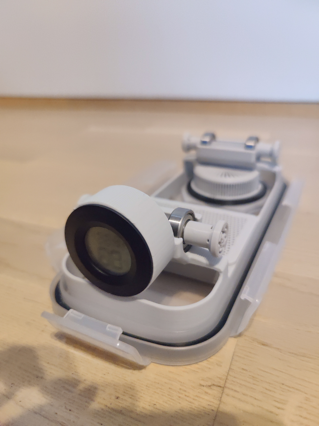 Upside Down Filament Dry Box with Round Hygrometer