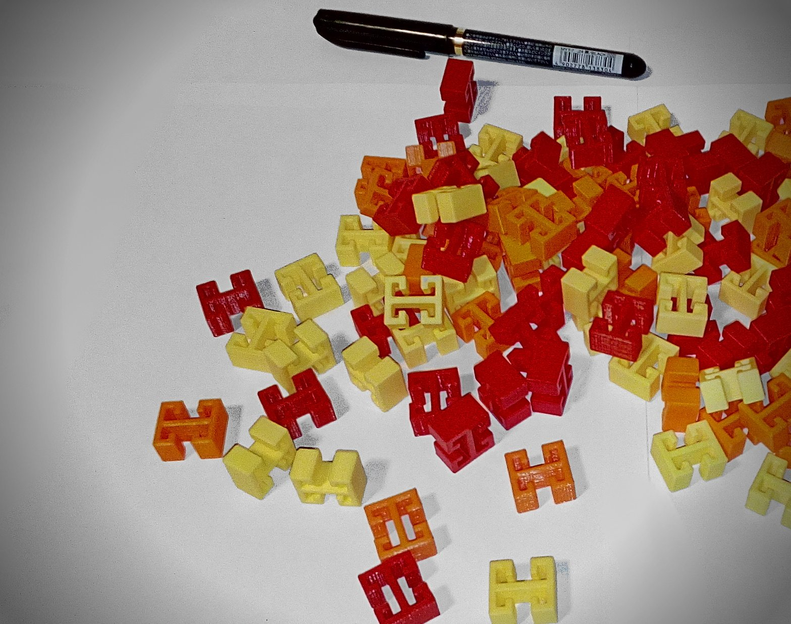 Mosaic Toy Construction Puzzle