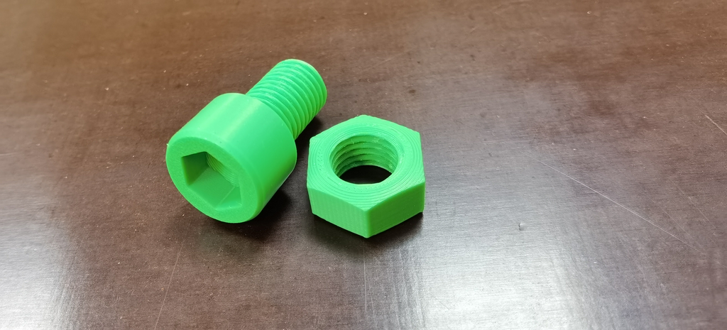 Bolt & nut M16 mm
