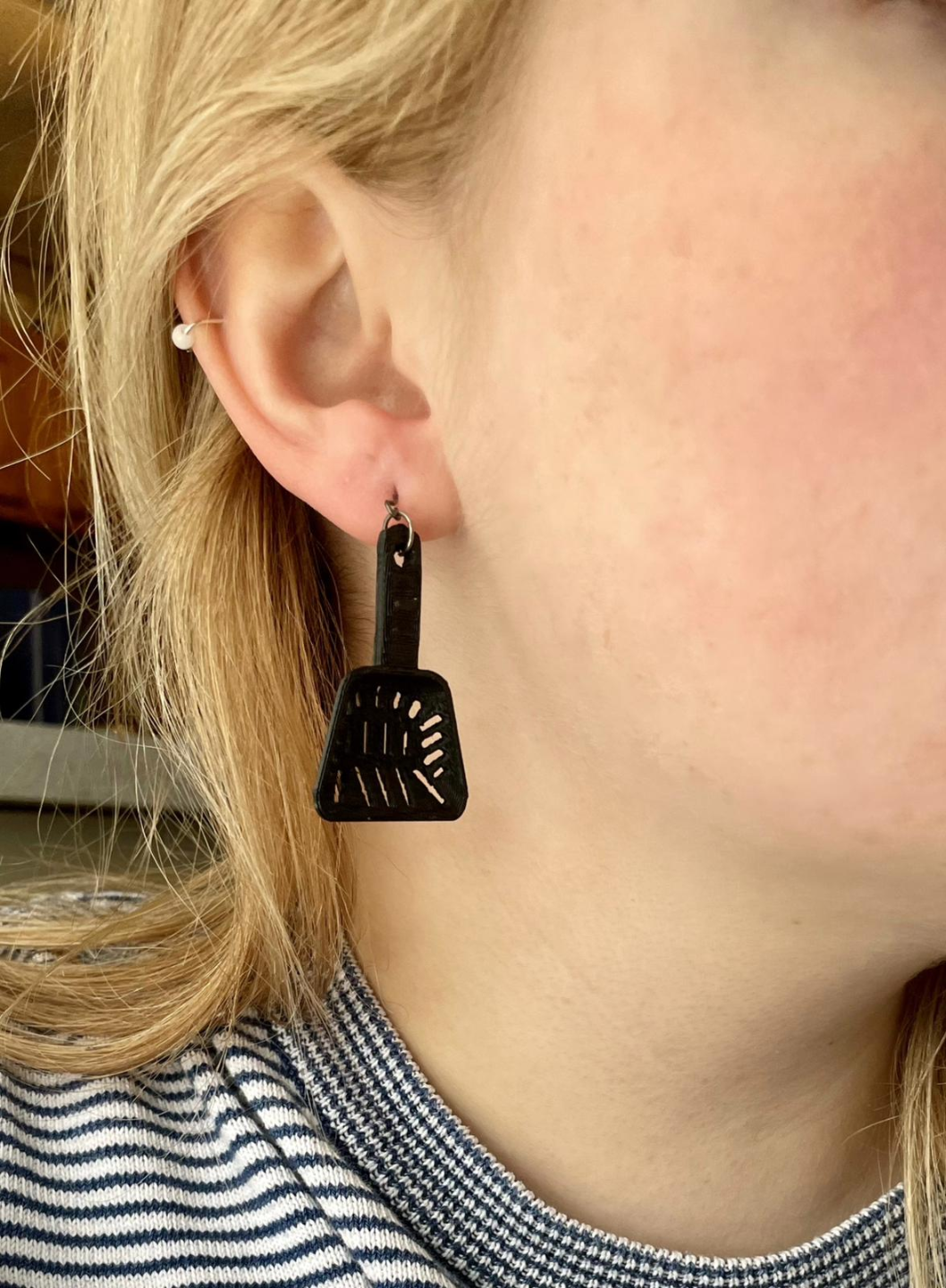 Cat Litter Scooper Earrings