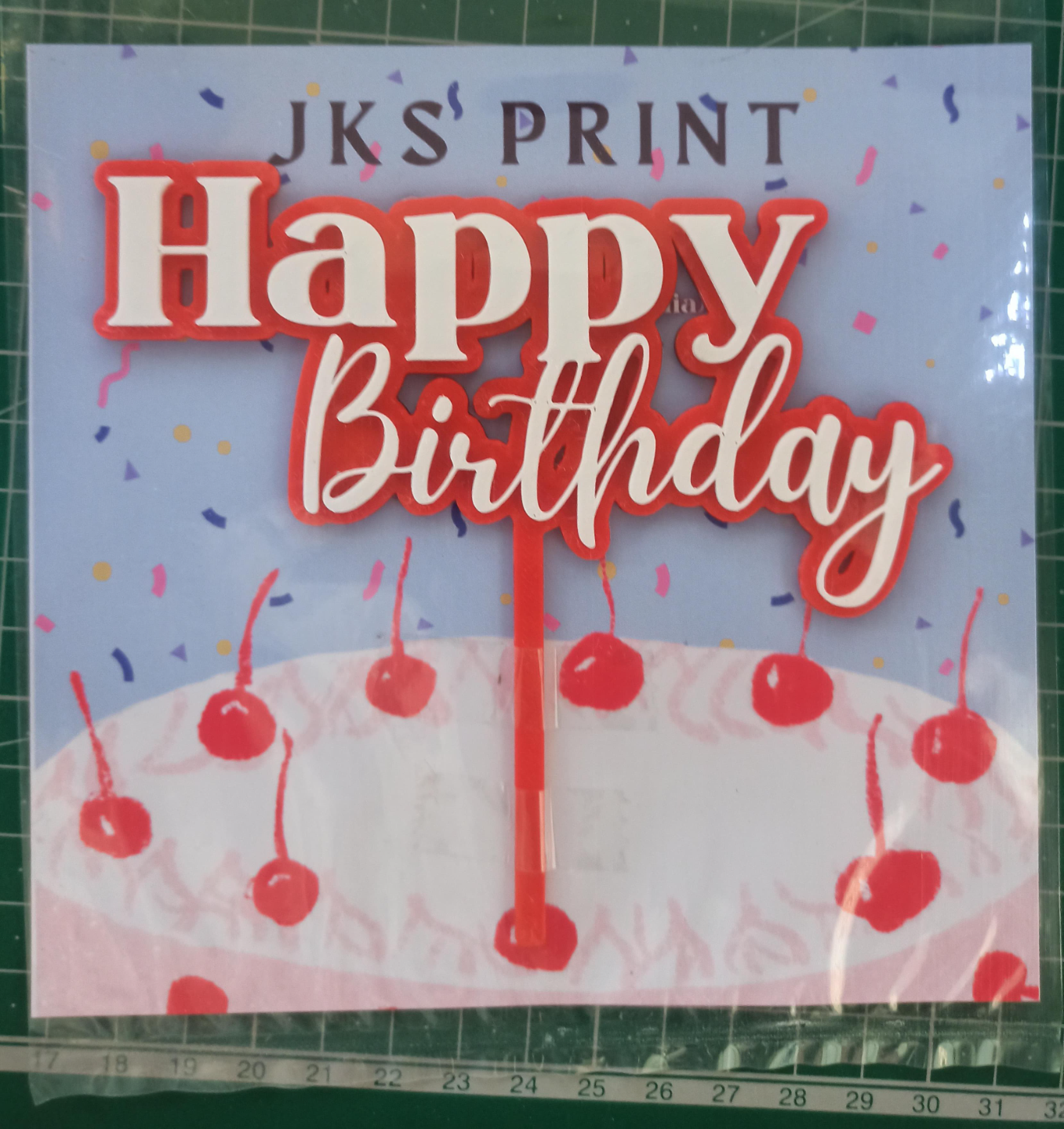 Happy Birthday Cake Topper