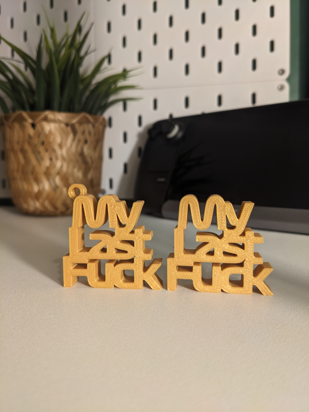 My Last Fuck keyring.