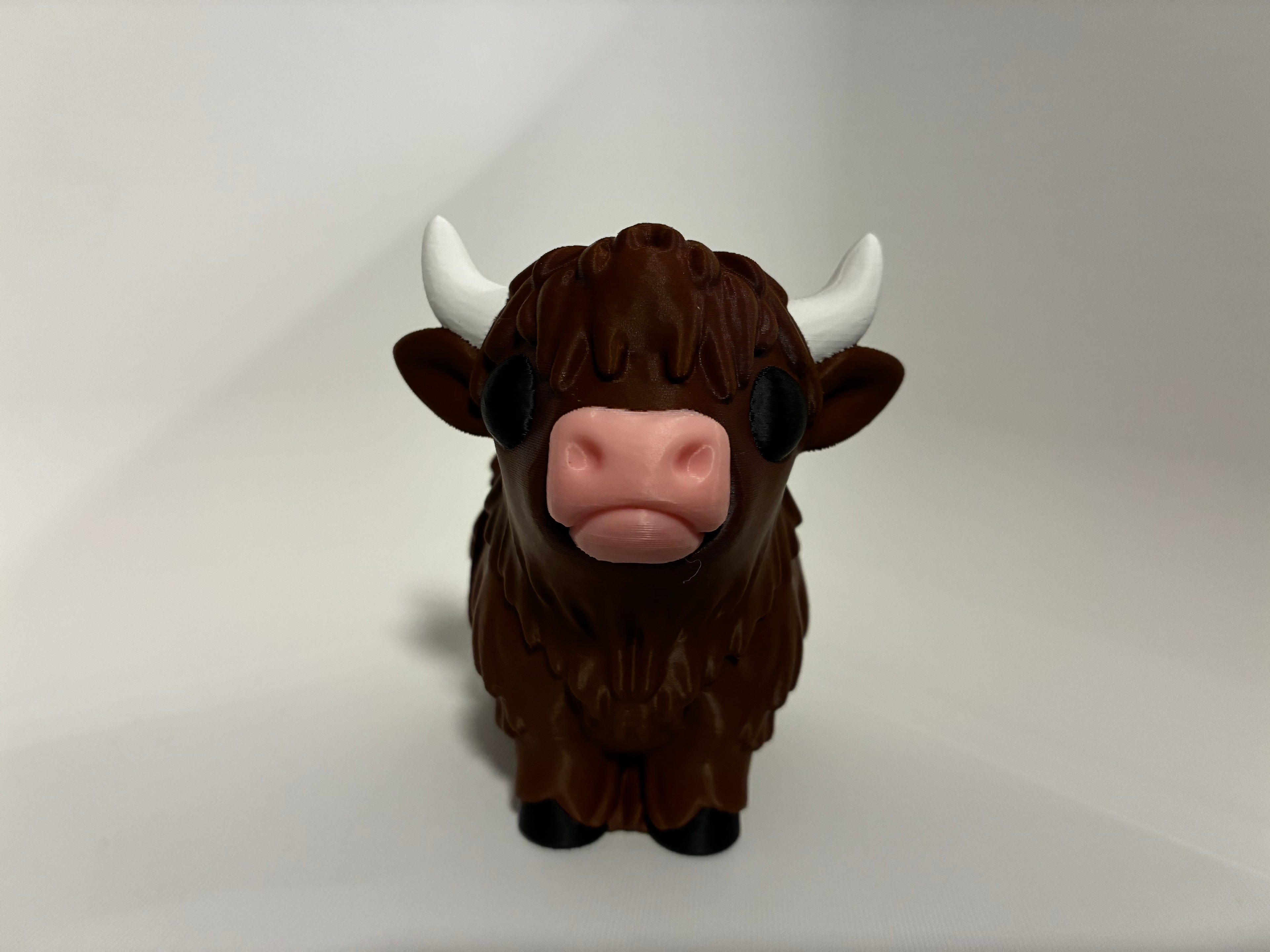 Chibi Highland Cow - Optimized AMS - No Supports