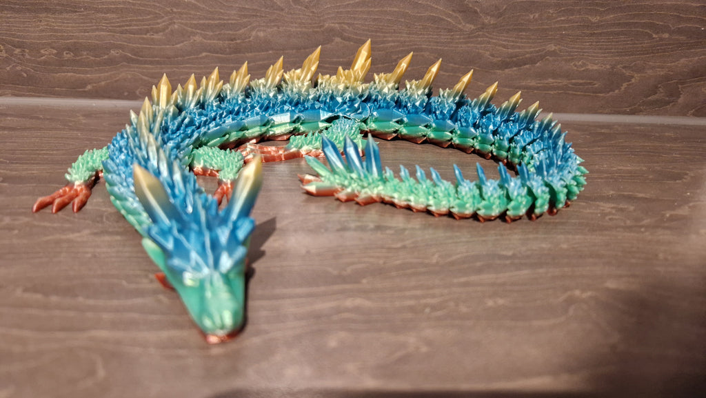 Articulated crystal dragon