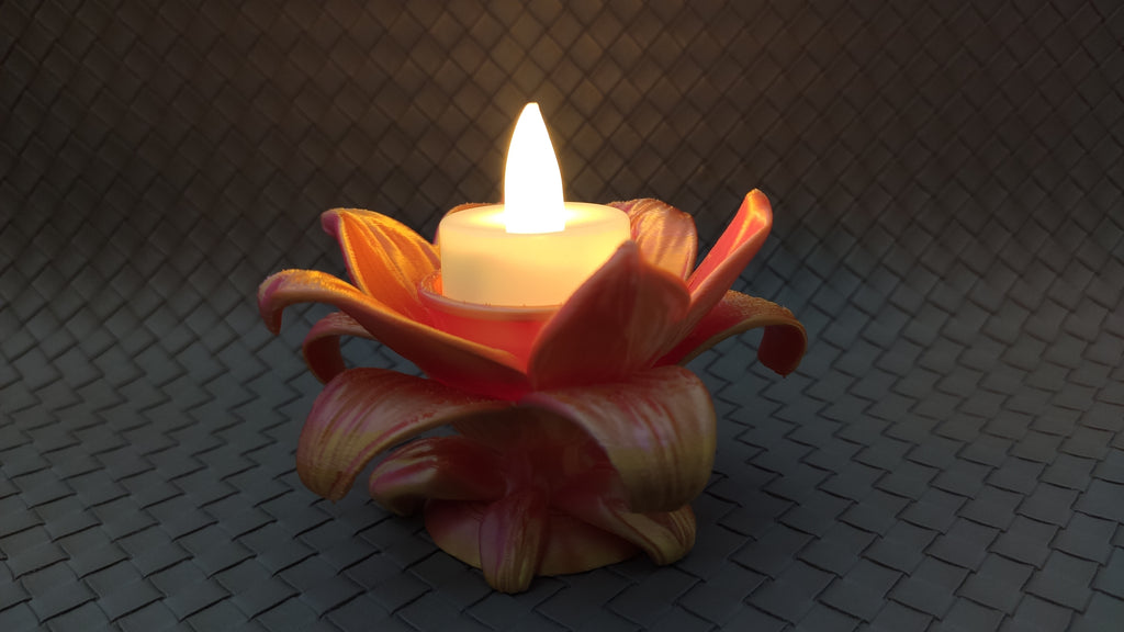 Lily Flower - LED tealight holder