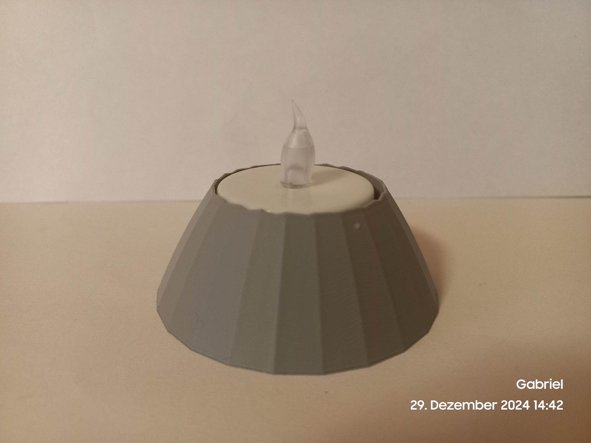 Tealight holder minimalist (volcano)
