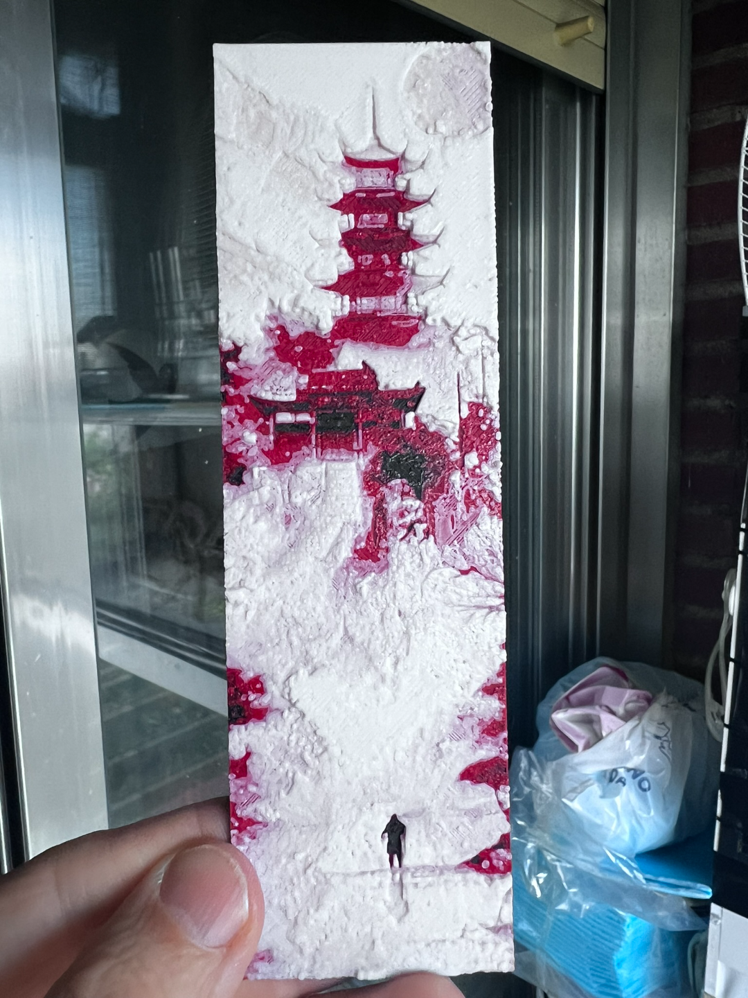 New Set 2 Bookmarks of Japanese landscape hueforge