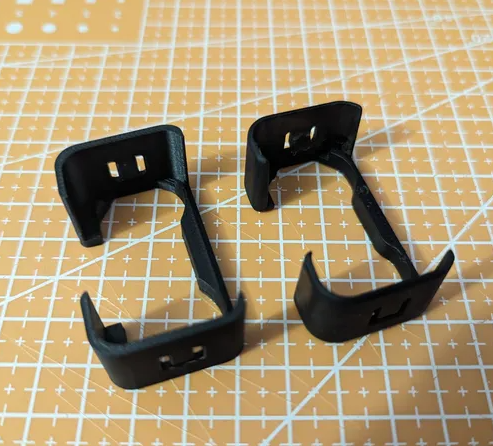 Black Seat Sliding Rail Cover Cap