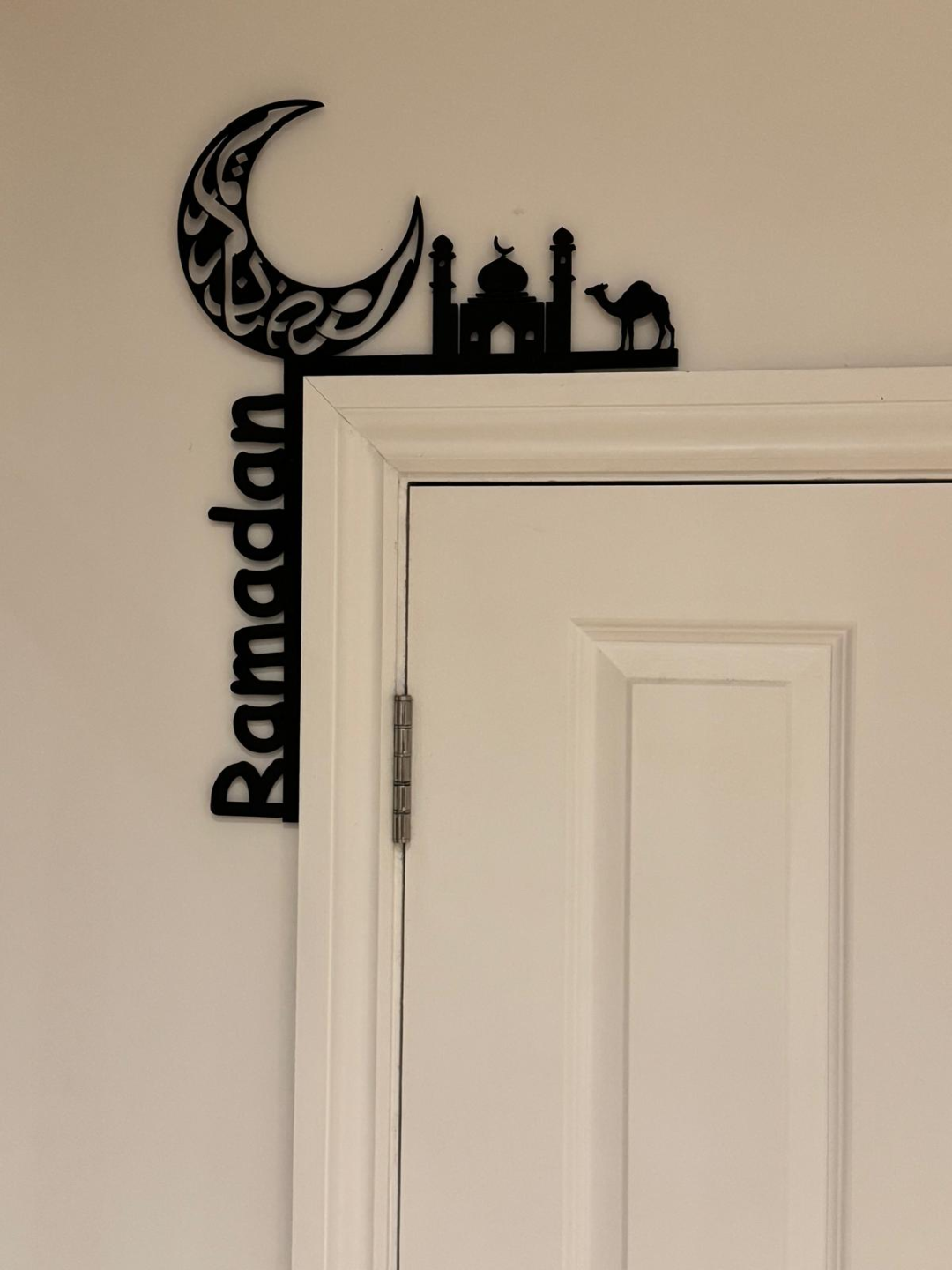 Ramadan themed door corner art: Ramadan decoration