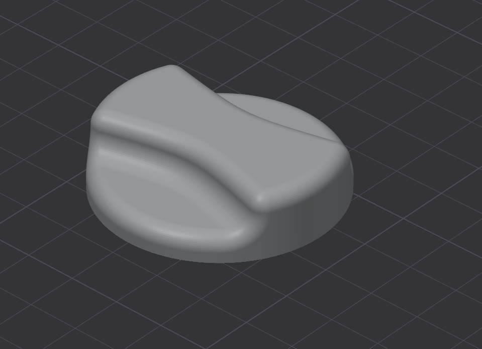 Sink overflow knob