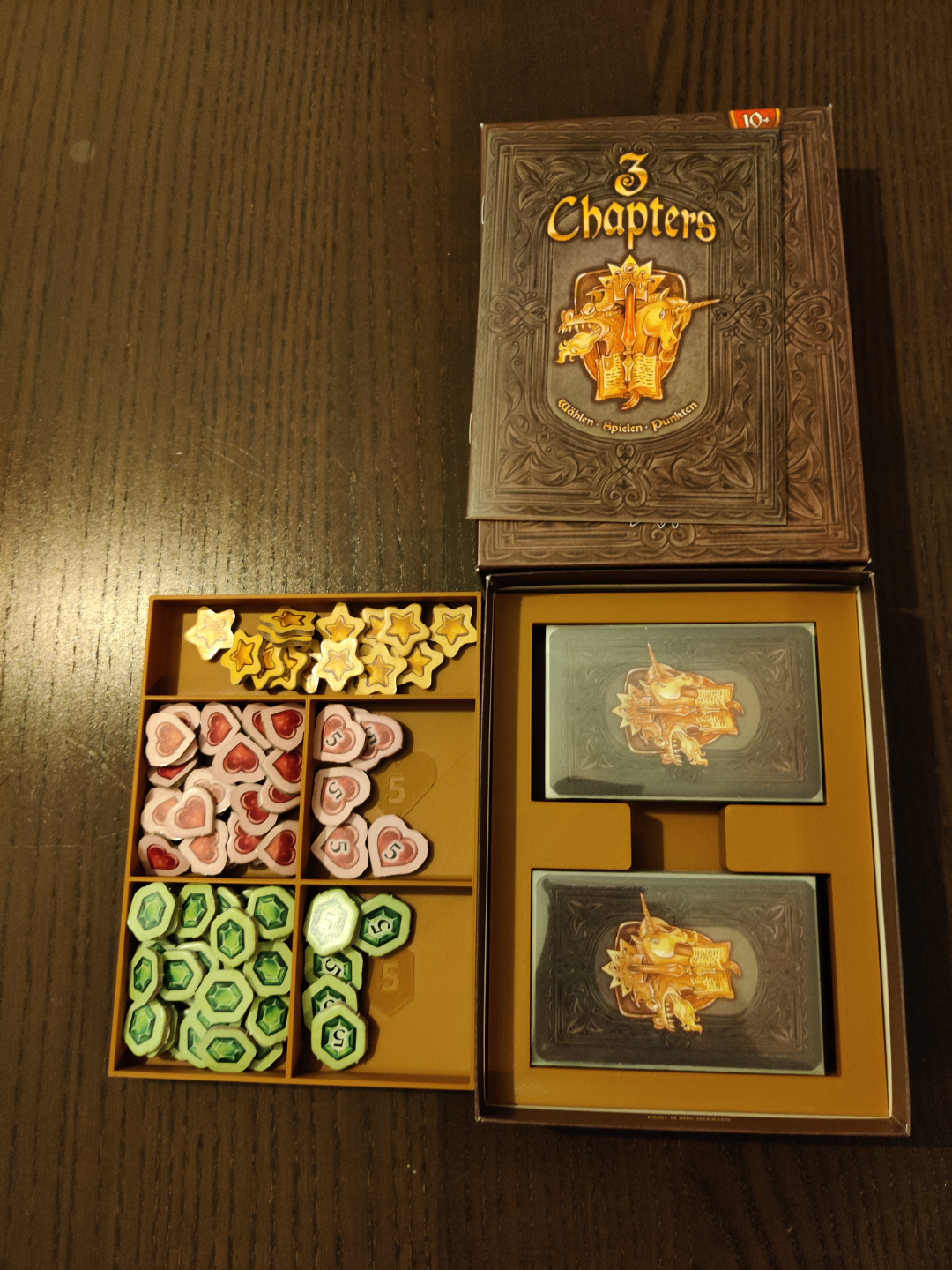 3 Chapters Insert (fits sleeved cards)