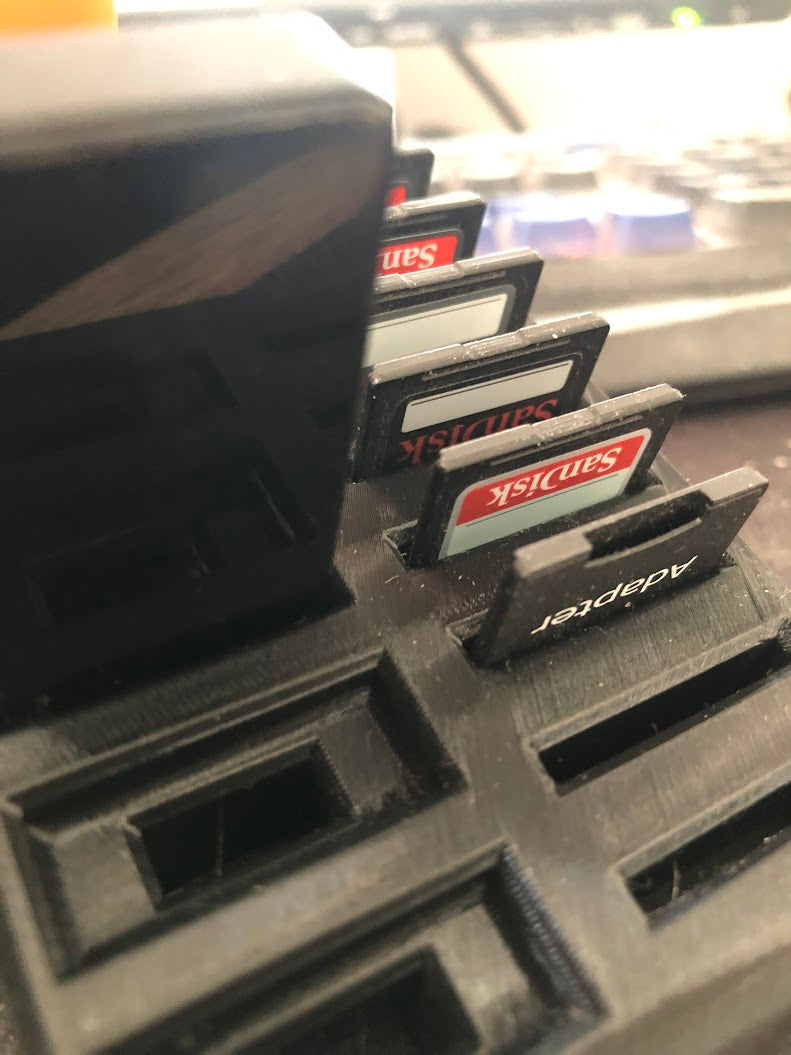 USB & SD Card Desk Organizer