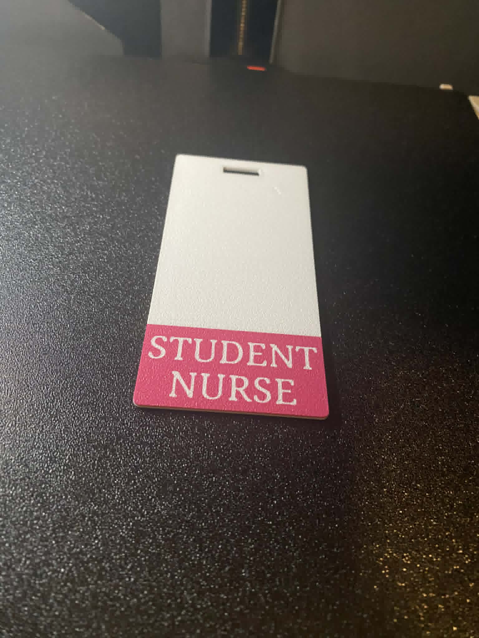 STUDENT NURSE Badge Buddy Name tag
