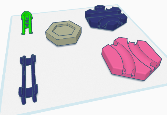 Gravitrax pieces.
