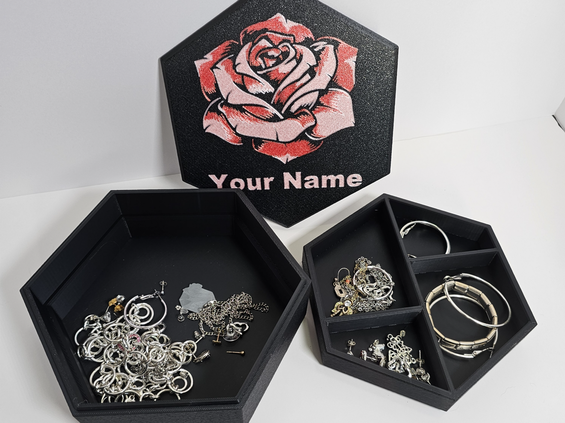 Custom personalized jewelry box