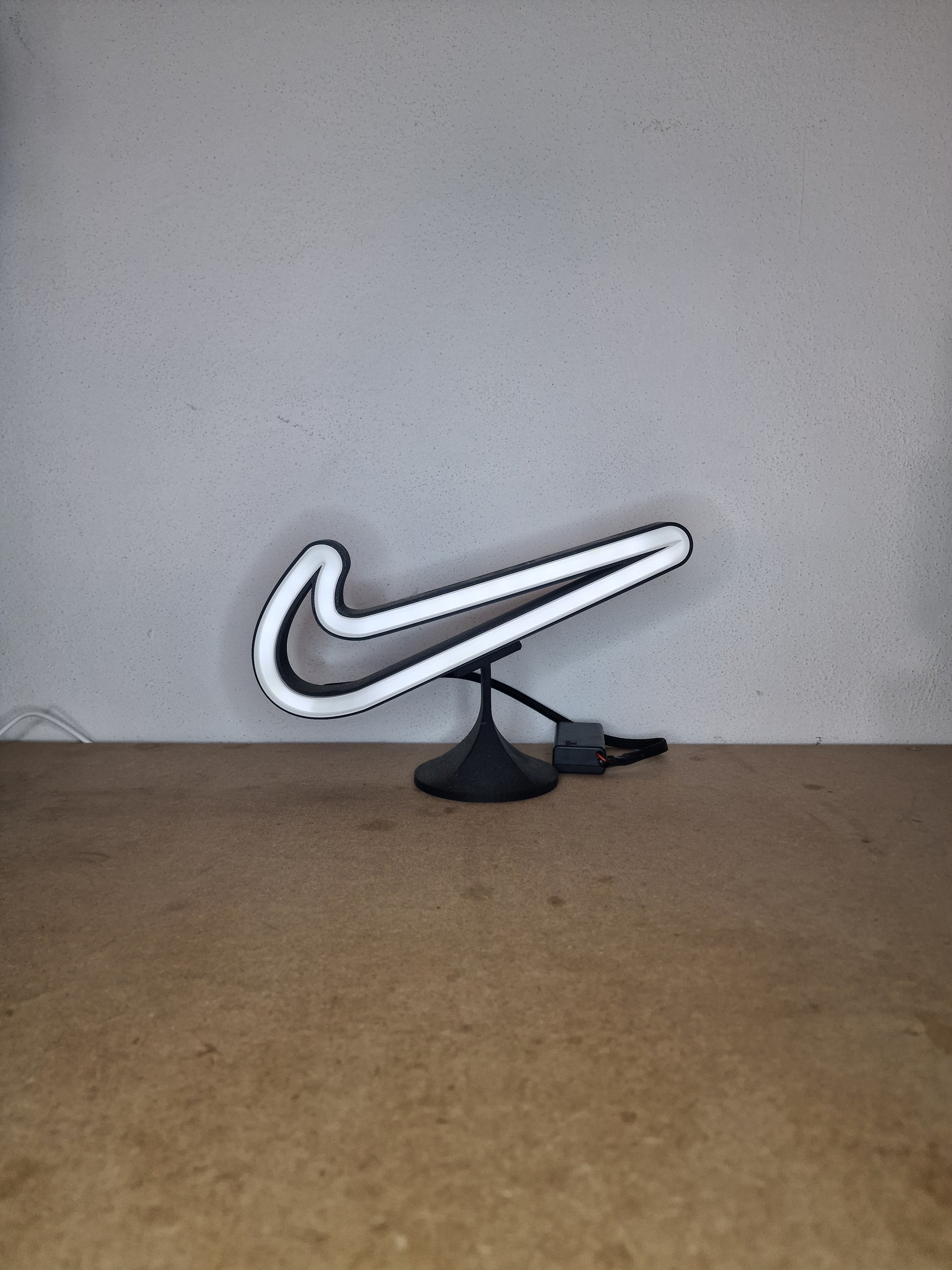 Nike Swoosh LED Lamp – Desk or Wall